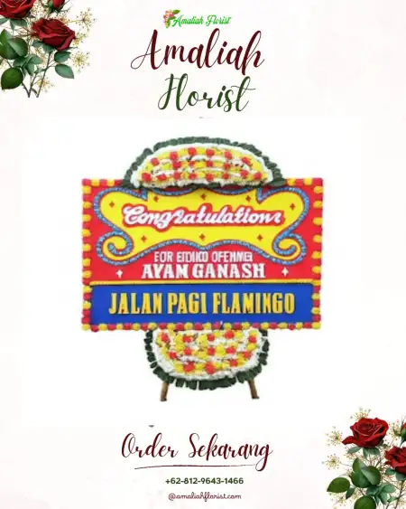 Sewa Papan Bunga Kelapa Tujuh